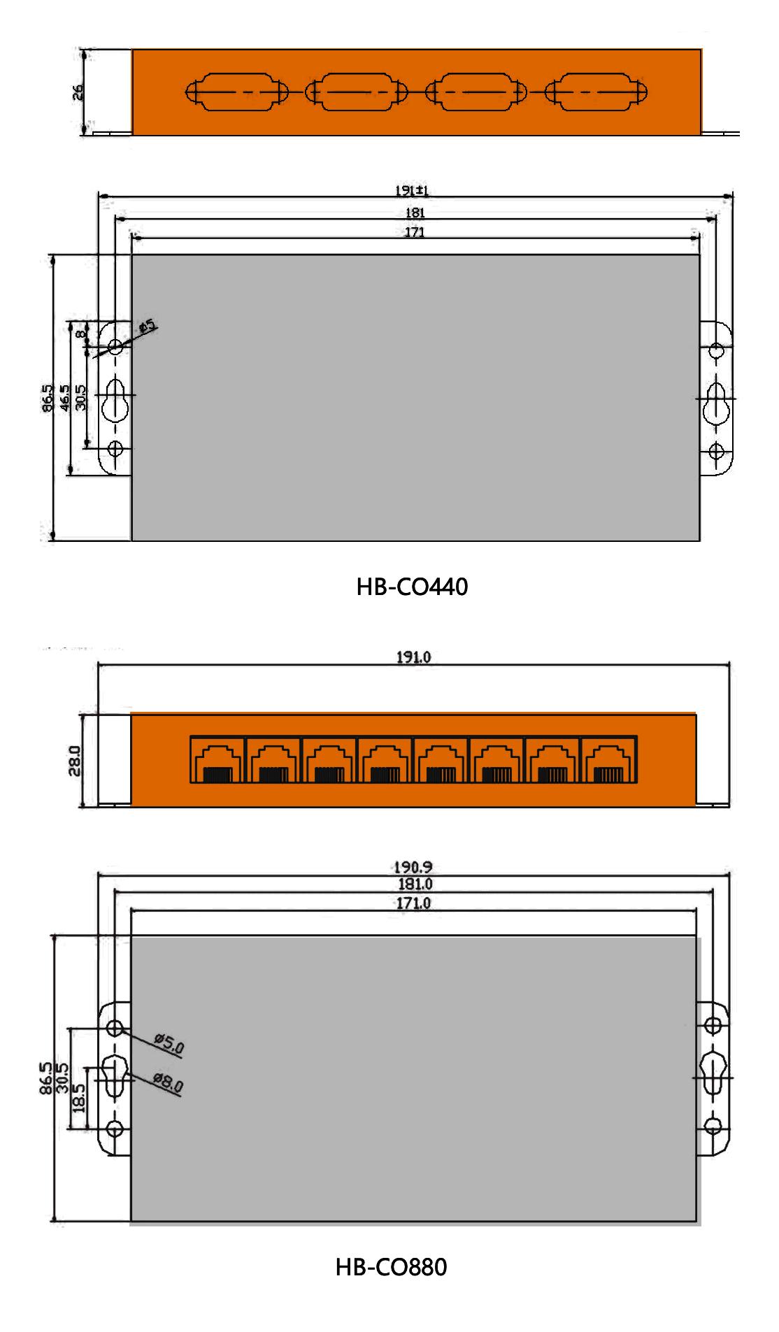 HB-CO440 / HB-CO880